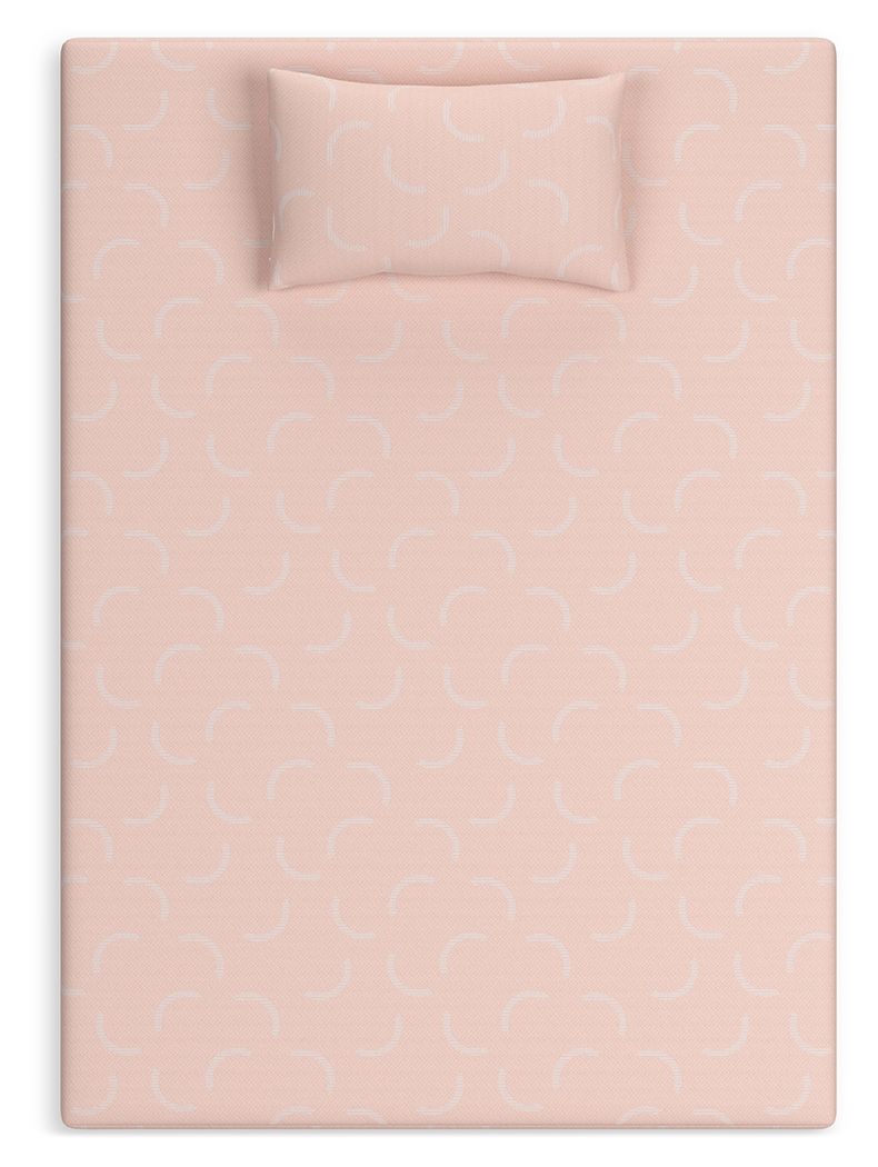 Ikidz Coral - Colchón y Almohada (Juego de 2)