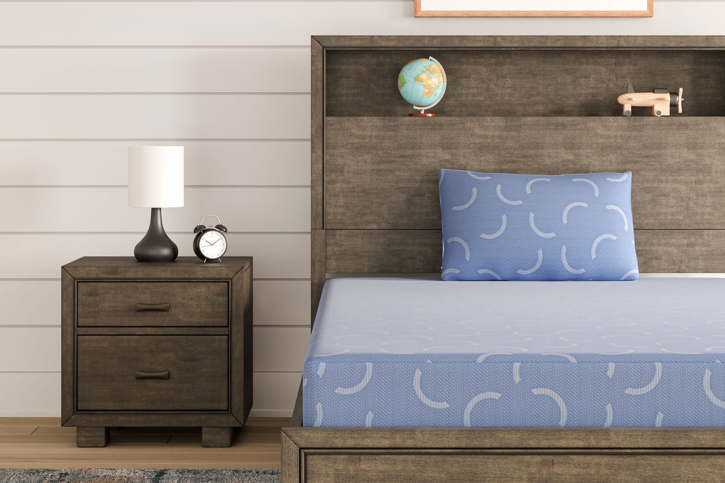 Ikidz Ocean - Colchón y almohada (juego de 2)