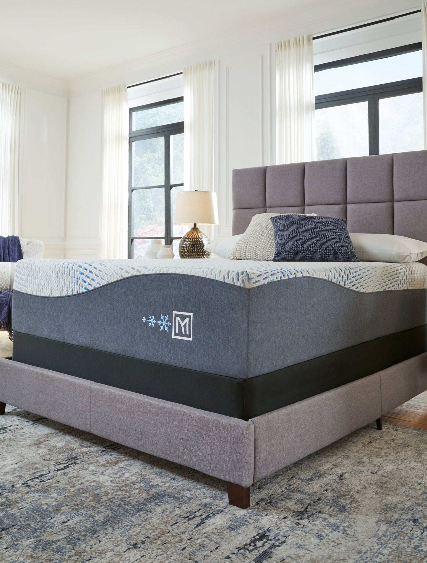 Millennium Cushion Firm Gel Memory Foam Hybrid - Colchón híbrido de gel de firmeza media