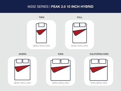 Colchón Peak 2.0 10 Hybrid